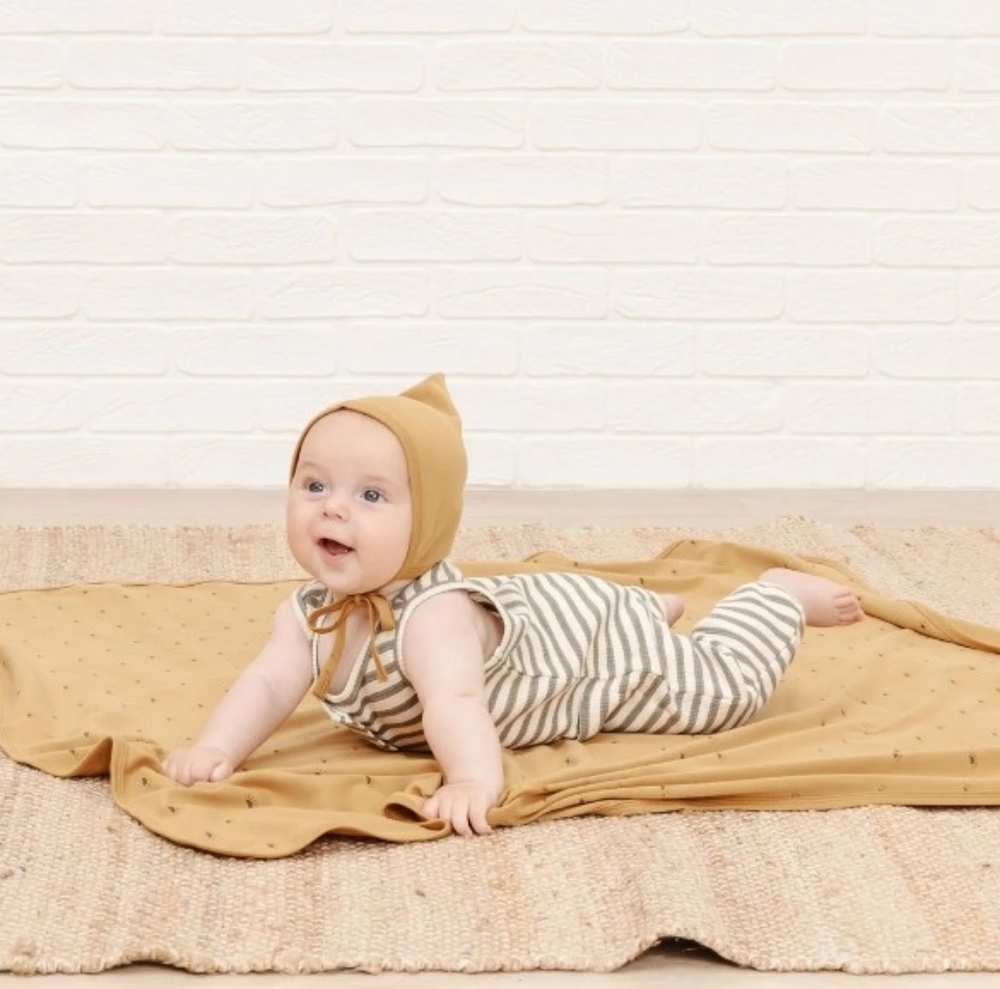 Quincy Mae Tan Baby Bonnet